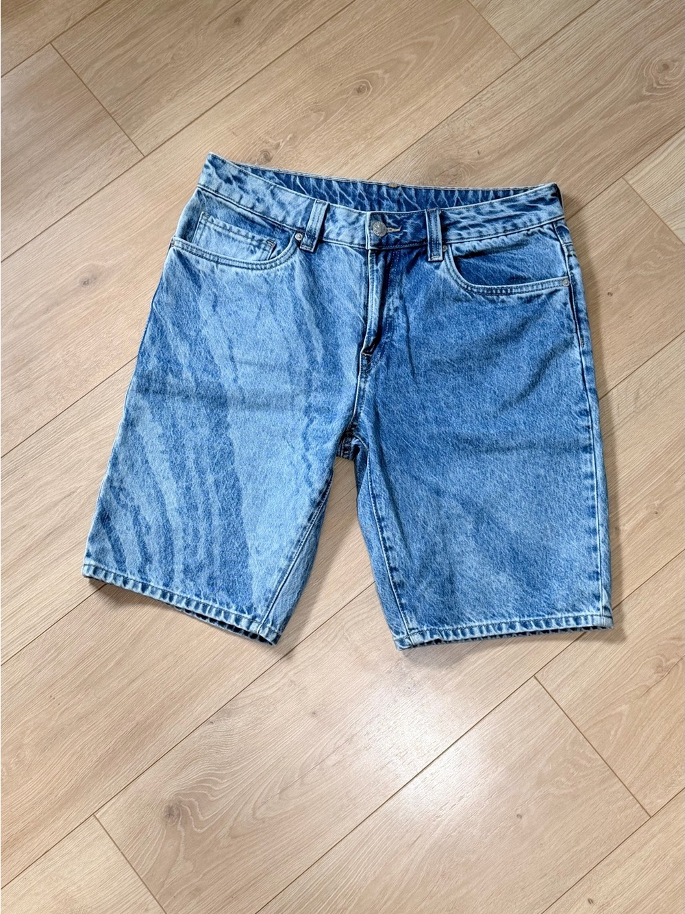 Buffalo David Bitton Men's Light Blue Denim Shorts